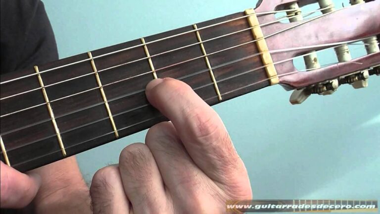 Domina Fácilmente cómo colocar los dedos en las cuerdas de la guitarra