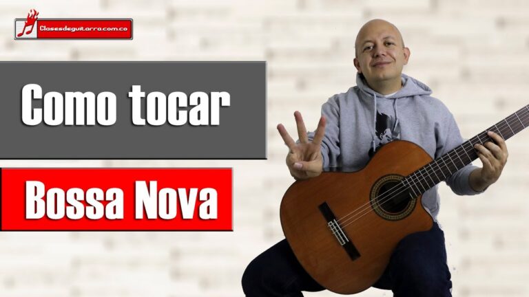 Cómo tocar ritmos de bossa nova en la guitarra